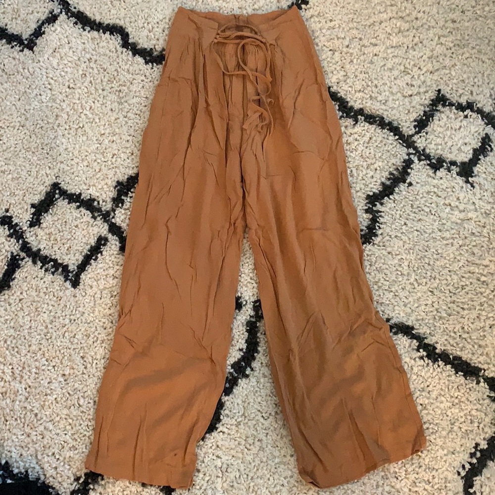 Mustard yellow flare pants